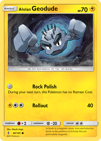 Alolan Geodude (40/145) [Sun & Moon: Guardians Rising] - The Mythic Store | 24h Order Processing