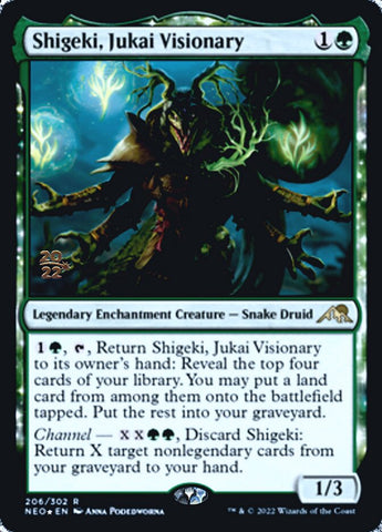 Shigeki, Jukai Visionary [Kamigawa: Neon Dynasty Prerelease Promos] - The Mythic Store | 24h Order Processing