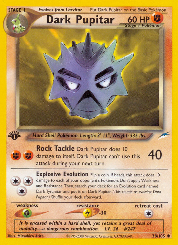 Dark Pupitar (38/105) [Neo Destiny 1st Edition] - The Mythic Store | 24h Order Processing