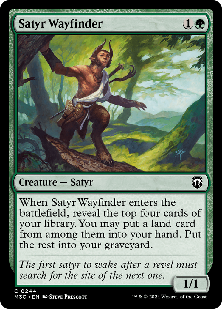 Satyr Wayfinder (Ripple Foil) [Modern Horizons 3 Commander] - The Mythic Store | 24h Order Processing