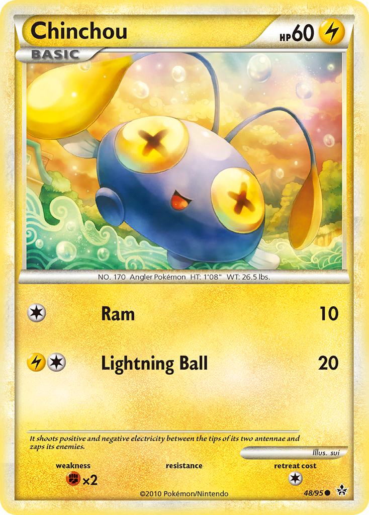 Chinchou (48/95) [HeartGold & SoulSilver: Unleashed] - The Mythic Store | 24h Order Processing