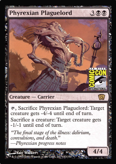 Phyrexian Plaguelord (San Diego Comic Con Oversized) [Oversize Cards] - The Mythic Store | 24h Order Processing