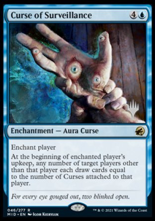 Curse of Surveillance (Promo Pack) [Innistrad: Midnight Hunt Promos] - The Mythic Store | 24h Order Processing