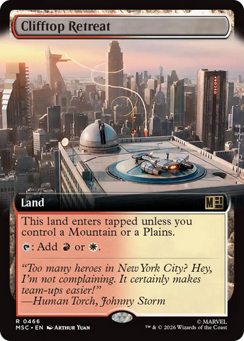 Clifftop Retreat (Extended Art) [Marvel Super Heroes Commander] - The Mythic Store | 24h Order Processing