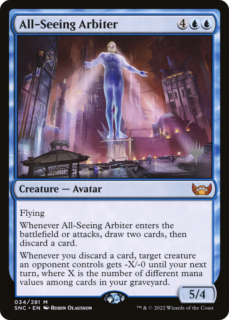 All-Seeing Arbiter (Promo Pack) [Streets of New Capenna Promos] - The Mythic Store | 24h Order Processing