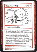Boulder Jockey [Mystery Booster 2 Playtest Cards] - The Mythic Store | 24h Order Processing