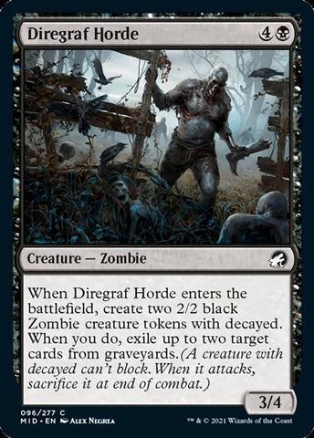 Diregraf Horde [Innistrad: Midnight Hunt] - The Mythic Store | 24h Order Processing