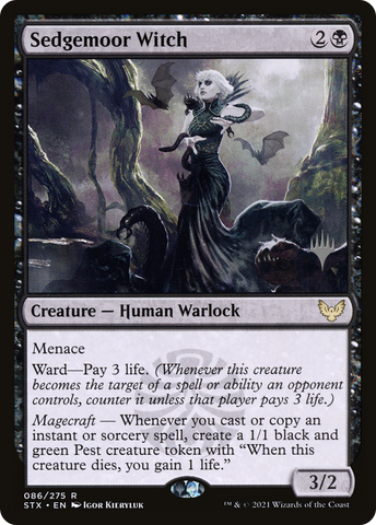 Sedgemoor Witch (Promo Pack) [Strixhaven: School of Mages Promos] - The Mythic Store | 24h Order Processing