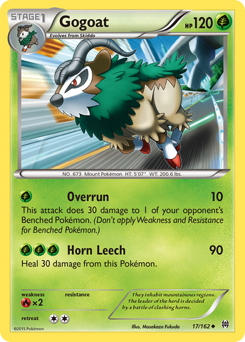 Gogoat (17/162) [XY: BREAKthrough] - The Mythic Store | 24h Order Processing