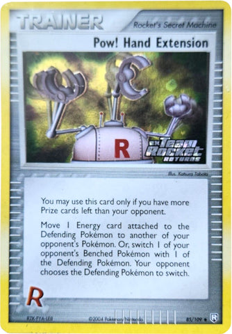 Pow! Hand Extension (85/109) (Stamped) [EX: Team Rocket Returns] - The Mythic Store | 24h Order Processing