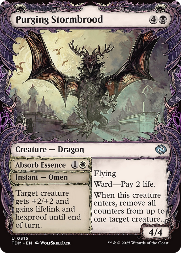 Purging Stormbrood (Showcase) [Tarkir: Dragonstorm] - The Mythic Store | 24h Order Processing