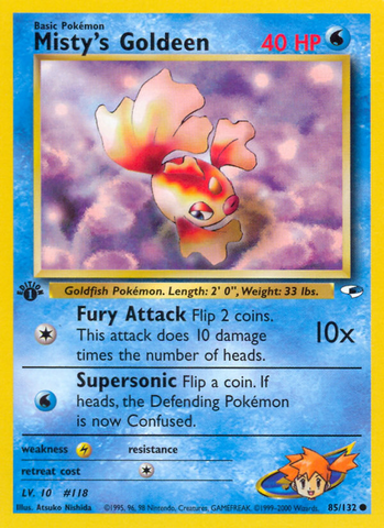 Misty's Goldeen (85/132) [Gym Heroes 1st Edition] - The Mythic Store | 24h Order Processing