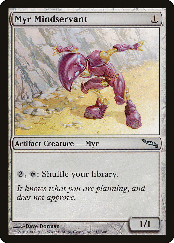 Myr Mindservant [Mirrodin] - The Mythic Store | 24h Order Processing