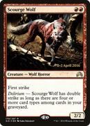 Scourge Wolf [Shadows over Innistrad Prerelease Promos] - The Mythic Store | 24h Order Processing
