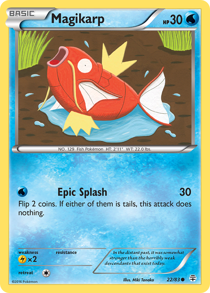 Magikarp (22/83) [XY: Generations] - The Mythic Store | 24h Order Processing