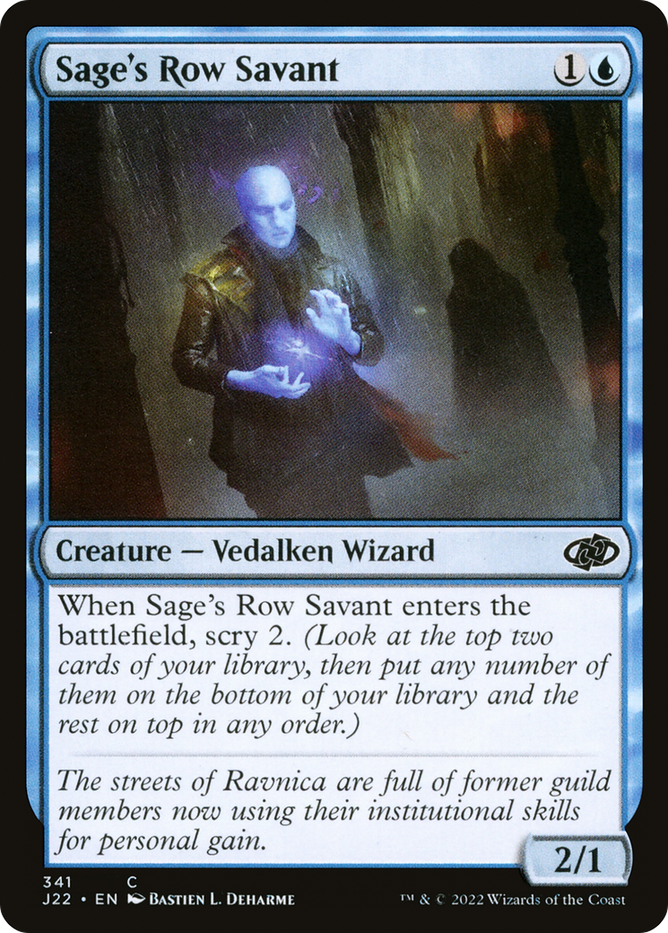 Sage's Row Savant [Jumpstart 2022] - The Mythic Store | 24h Order Processing