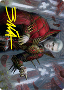 Edgar, Charmed Groom 1 Art Card (Gold-Stamped Signature) [Innistrad: Crimson Vow Art Series] - The Mythic Store | 24h Order Processing