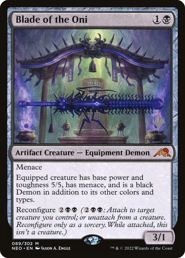 Blade of the Oni (Promo Pack) [Kamigawa: Neon Dynasty Promos] - The Mythic Store | 24h Order Processing