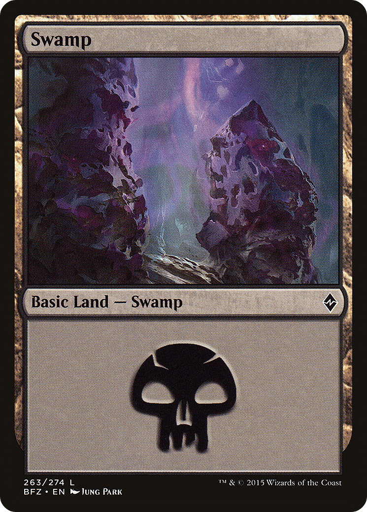 Swamp (263) [Battle for Zendikar] - The Mythic Store | 24h Order Processing
