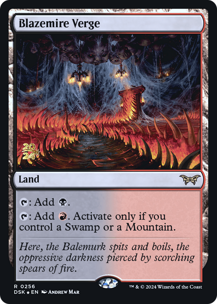Blazemire Verge [Duskmourn: House of Horror Prerelease Promos] - The Mythic Store | 24h Order Processing