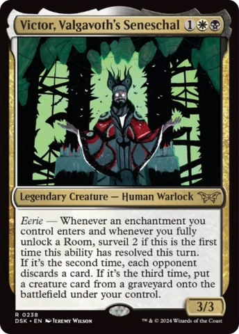 Victor, Valgavoth's Seneschal [Duskmourn: House of Horror] - The Mythic Store | 24h Order Processing