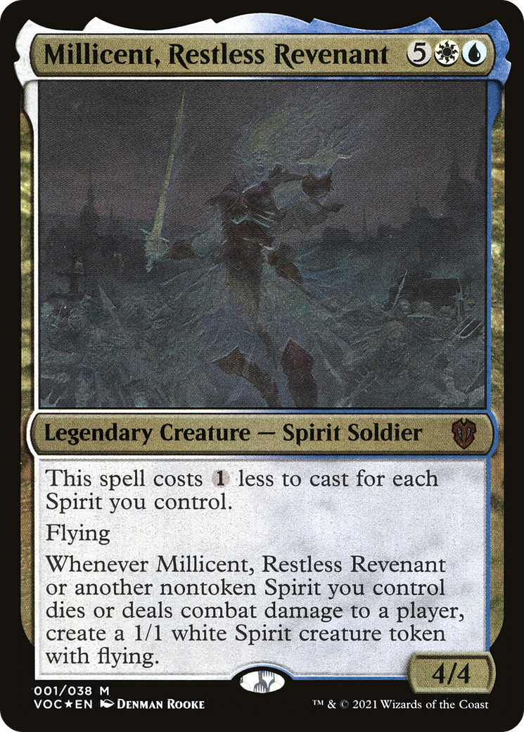 Millicent, Restless Revenant (Display Commander) [Innistrad: Crimson Vow Commander] - The Mythic Store | 24h Order Processing