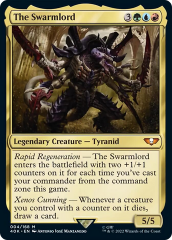 The Swarmlord (Surge Foil) [Warhammer 40,000] - The Mythic Store | 24h Order Processing