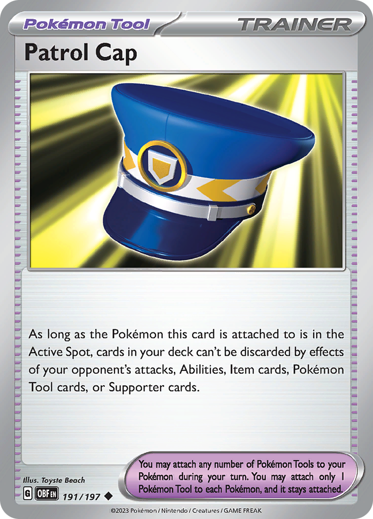 Patrol Cap (191/197) [Scarlet & Violet: Obsidian Flames] - The Mythic Store | 24h Order Processing