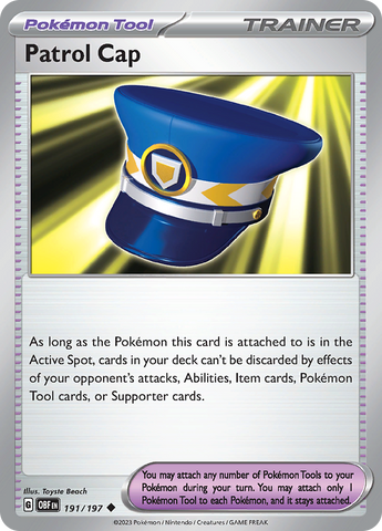 Patrol Cap (191/197) [Scarlet & Violet: Obsidian Flames] - The Mythic Store | 24h Order Processing