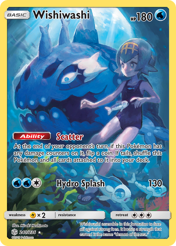 Wishiwashi (240/236) [Sun & Moon: Cosmic Eclipse] - The Mythic Store | 24h Order Processing