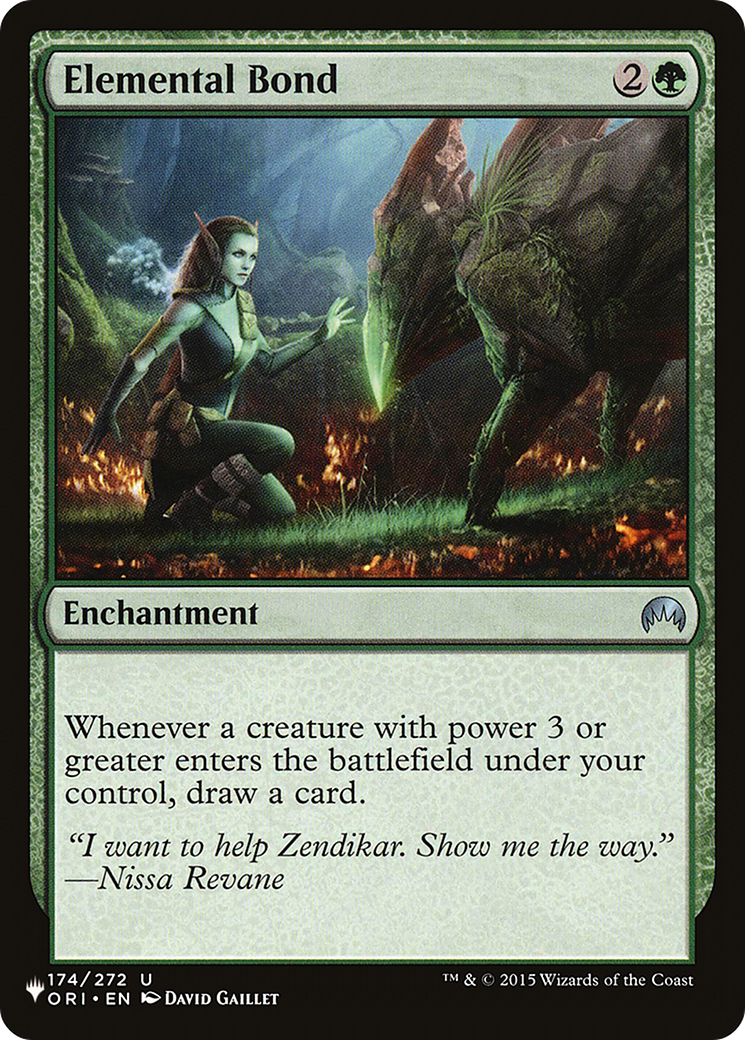 Elemental Bond [The List] - The Mythic Store | 24h Order Processing