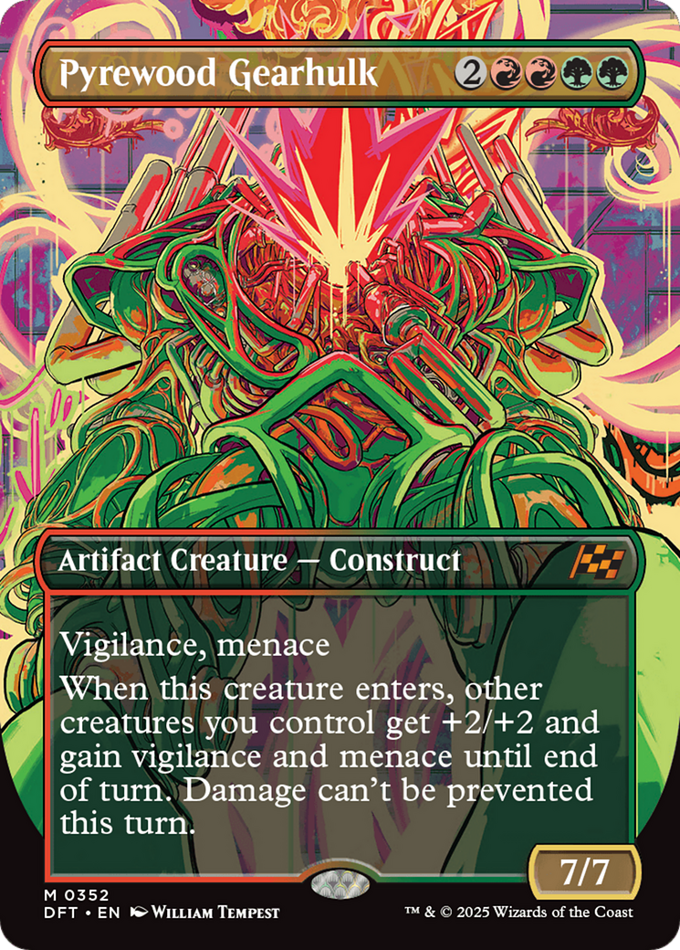 Pyrewood Gearhulk (Borderless) [Aetherdrift] - The Mythic Store | 24h Order Processing