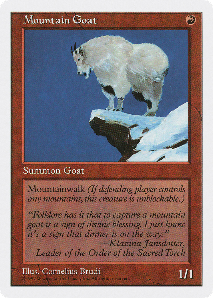 Mountain Goat [Fifth Edition] - The Mythic Store | 24h Order Processing