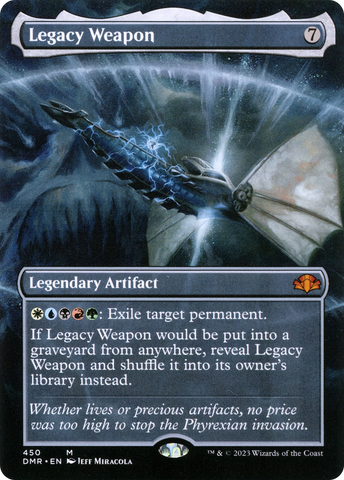 Legacy Weapon (Borderless Alternate Art) [Dominaria Remastered] - The Mythic Store | 24h Order Processing