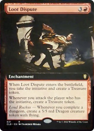 Loot Dispute (Extended Art) [Commander Legends: Battle for Baldur's Gate] - The Mythic Store | 24h Order Processing