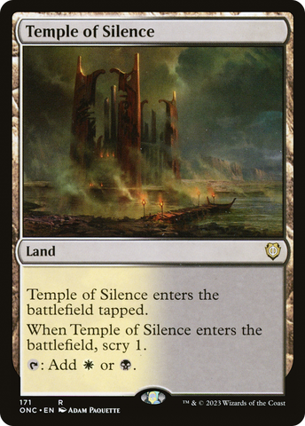 Temple of Silence [Phyrexia: All Will Be One Commander] - The Mythic Store | 24h Order Processing