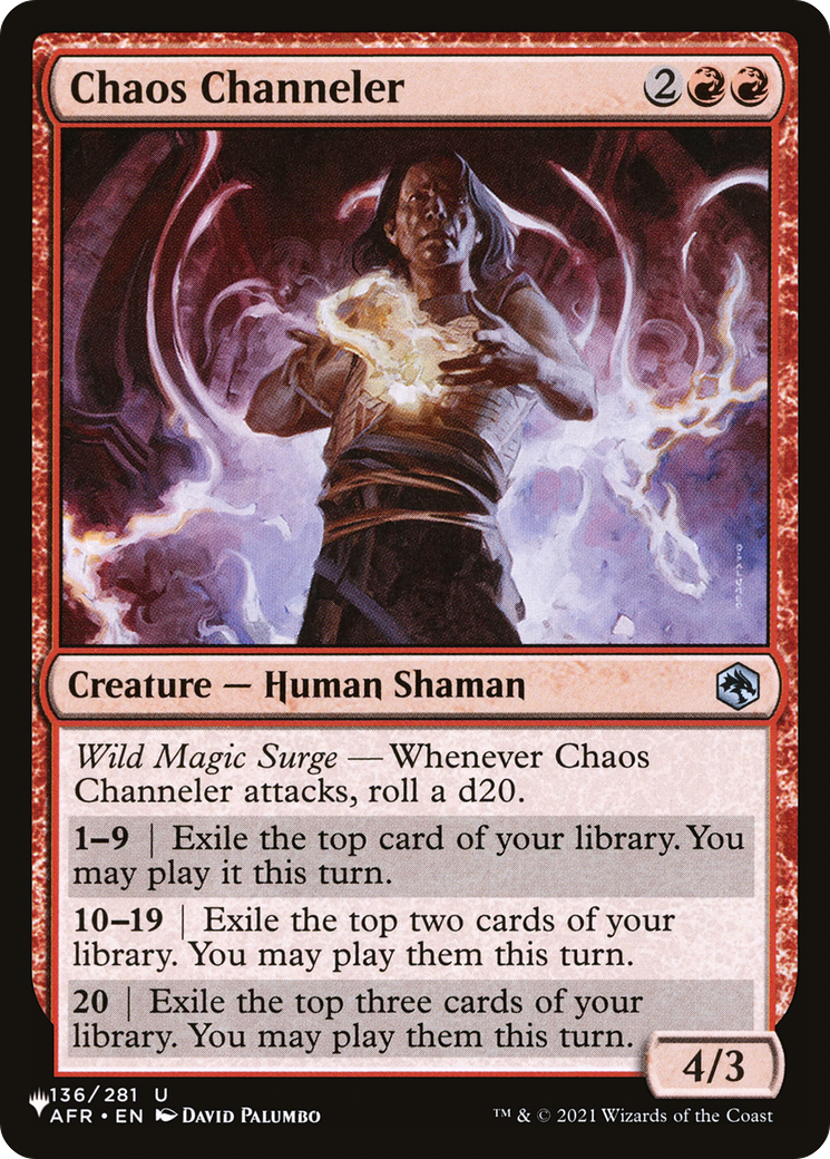 Chaos Channeler [The List] - The Mythic Store | 24h Order Processing