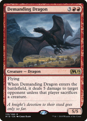 Demanding Dragon (Promo Pack) [Core Set 2019 Promos] - The Mythic Store | 24h Order Processing