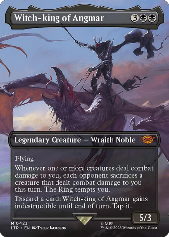 Witch-king of Angmar (Borderless Alternate Art) [The Lord of the Rings: Tales of Middle-Earth] - The Mythic Store | 24h Order Processing