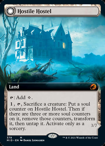 Hostile Hostel // Creeping Inn (Extended Art) [Innistrad: Midnight Hunt] - The Mythic Store | 24h Order Processing