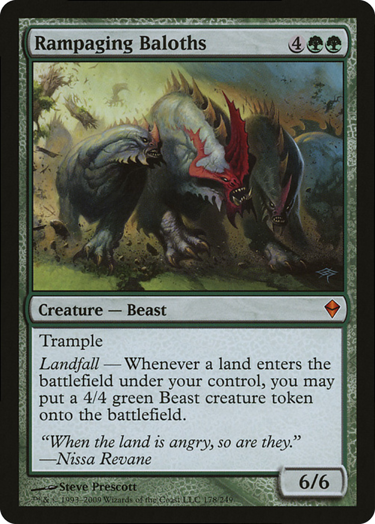 Rampaging Baloths (Zendikar) (Oversized) [Oversize Cards] - The Mythic Store | 24h Order Processing