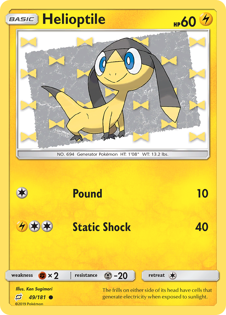 Helioptile (49/181) [Sun & Moon: Team Up] - The Mythic Store | 24h Order Processing