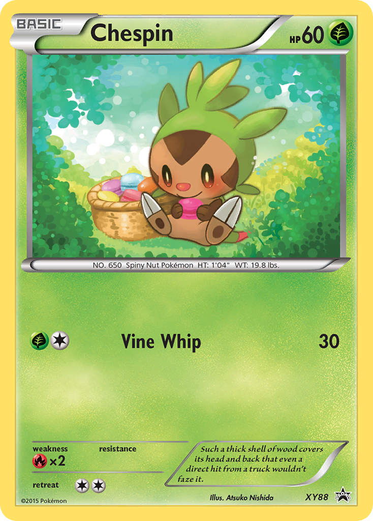 Chespin (XY88) (Collector Chest) [XY: Black Star Promos] - The Mythic Store | 24h Order Processing
