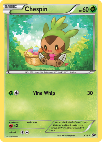 Chespin (XY88) (Collector Chest) [XY: Black Star Promos] - The Mythic Store | 24h Order Processing