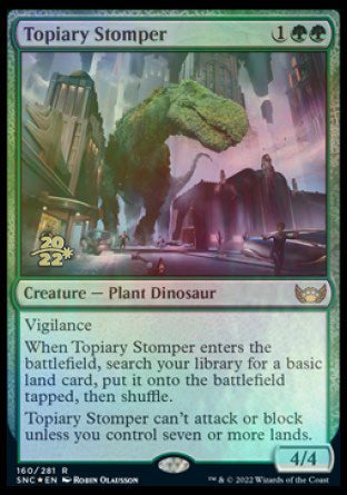Topiary Stomper [Streets of New Capenna Prerelease Promos] - The Mythic Store | 24h Order Processing