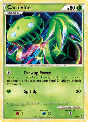 Carnivine (46/95) [HeartGold & SoulSilver: Unleashed] - The Mythic Store | 24h Order Processing