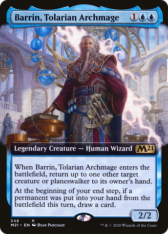 Barrin, Tolarian Archmage (Extended Art) [Core Set 2021] - The Mythic Store | 24h Order Processing