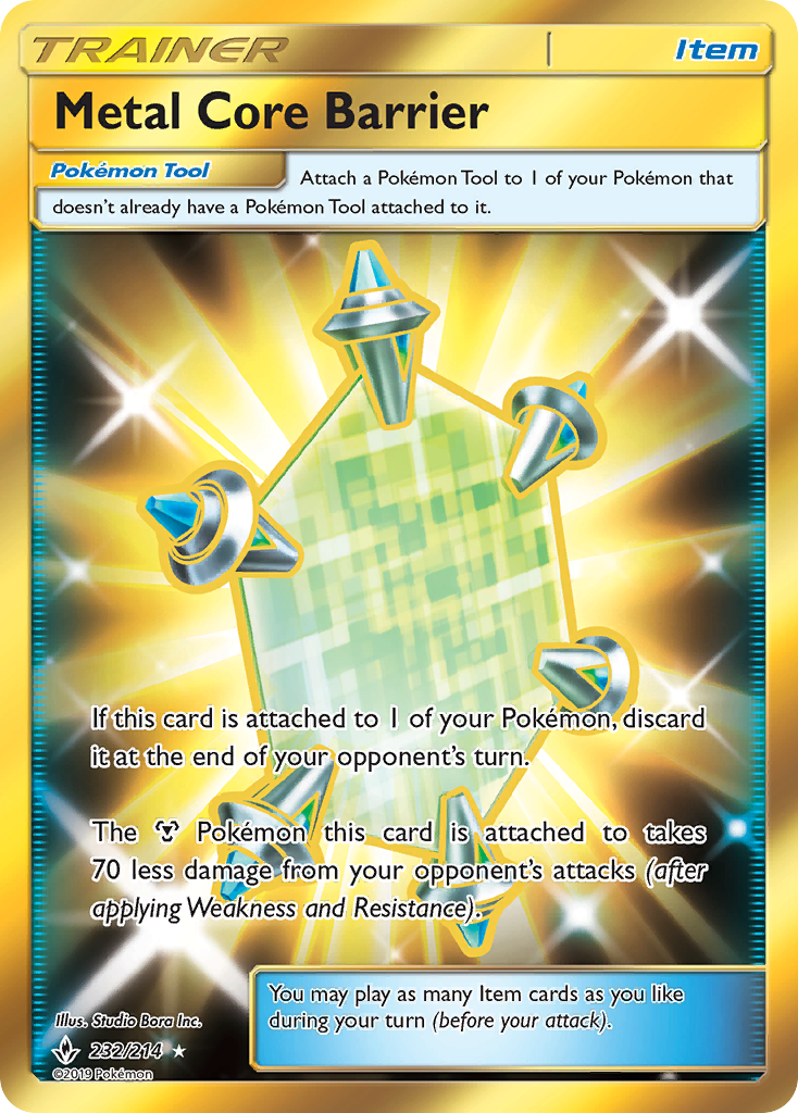 Metal Core Barrier (232/214) [Sun & Moon: Unbroken Bonds] - The Mythic Store | 24h Order Processing