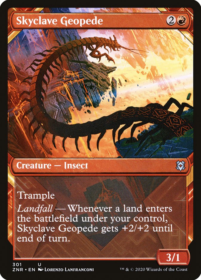 Skyclave Geopede (Showcase) [Zendikar Rising] - The Mythic Store | 24h Order Processing