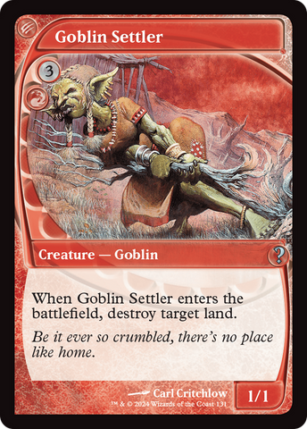 Goblin Settler (Future Sight) [Mystery Booster 2] - The Mythic Store | 24h Order Processing